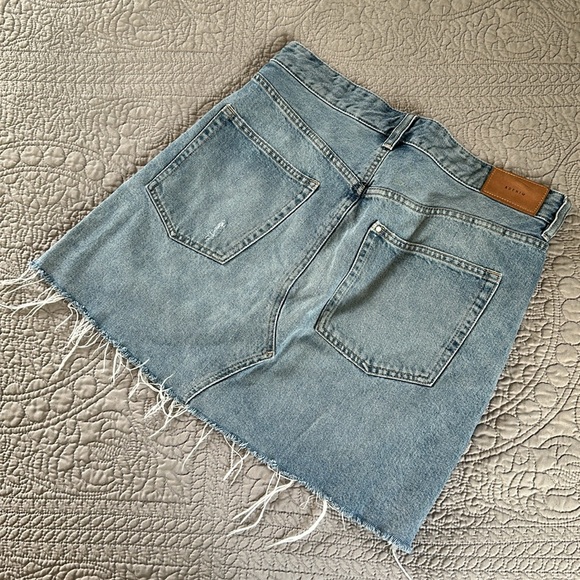 H&M Distressed Denim Mini Skirt - Picture 2 of 4